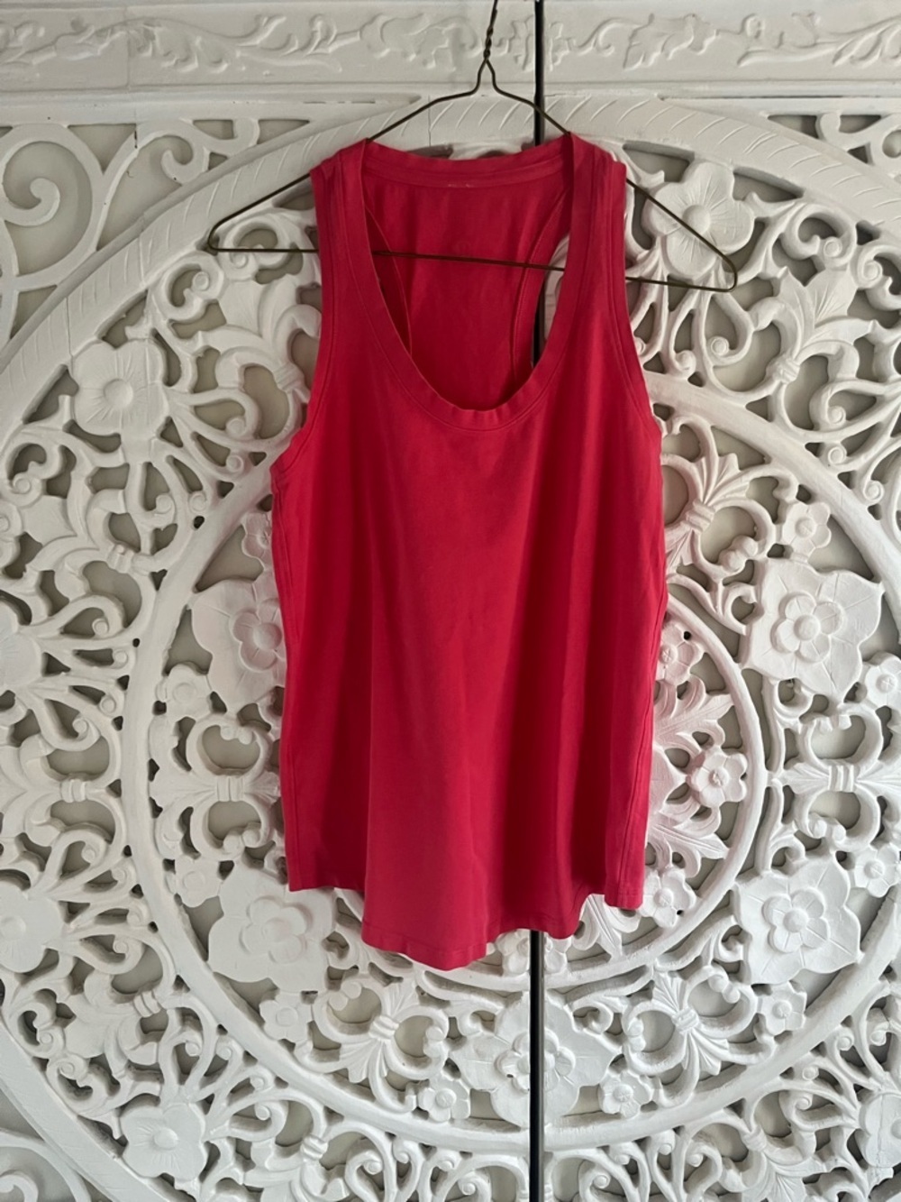 Lululemon Racerback Tank Top Pink Athletic Workout Top Size (estimate S)
